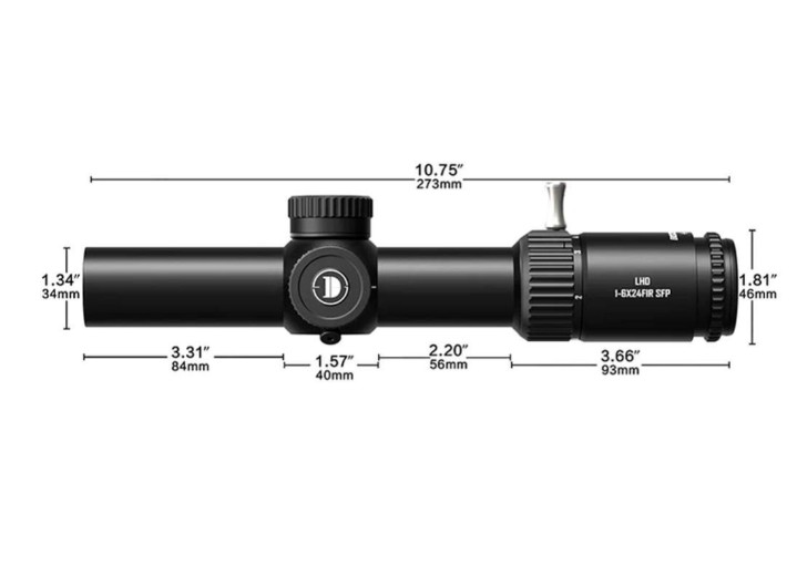 Приціл Discovery Optics LHD 1-6X24FIR SFP (34 мм, з підсвічуванням) Фото 2